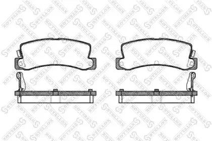 Комплект тормозных колодок, дисковый тормоз STELLOX купить